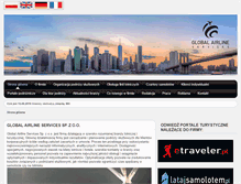 Tablet Screenshot of globalairlineservices.pl